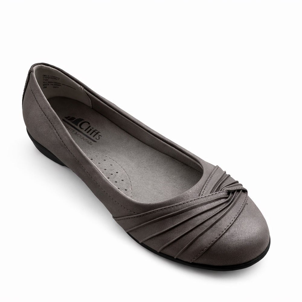 Cliffs by White Mountain Clara Ballet Flats | Pewter Silver | Women’s 7.5 NWOT